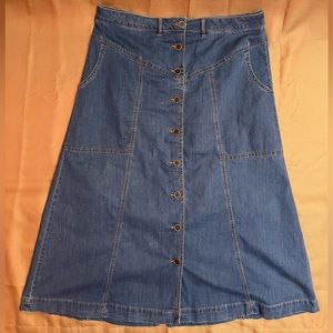 Cato denim skirt
